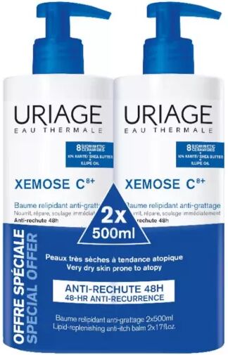 Uriage Xemose C8+ Bálsamo Relipidizante Antipicor 500 ml x2