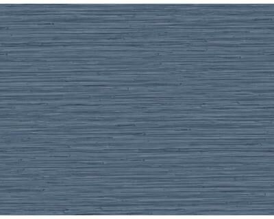 A-Street Prints Rushmore Blue Faux Grasscloth Wallpaper