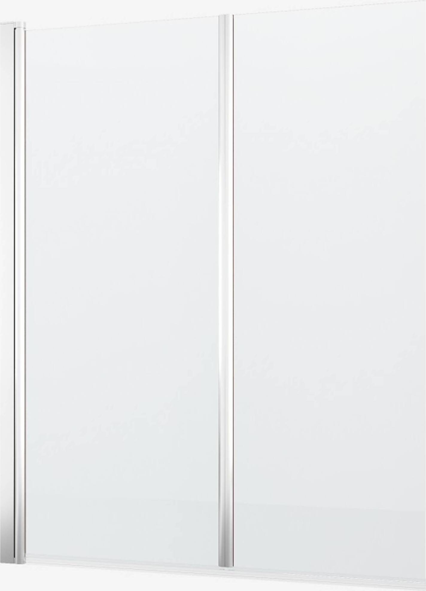 Ben Romero badwand 4.0 2delig 125x140 cm Links Chroom