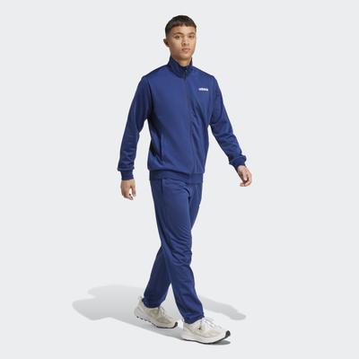 Trainingsanzug ADIDAS SPORTSWEAR "ADIDAS LINEAR", Herren, Gr. S, blau (dunkelblau), Obermaterial: 100% Polyester, Sportanzüge Trainingsanzug