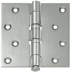 Abus, Scharnier, Tür-Kugellagerscharnier,schwer,B76xH102mm, gerollt, vernickelt