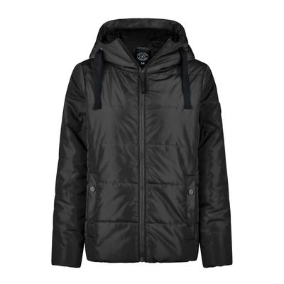 Steppjacke NAVIGAZIONE "NAVIGAZIONE Jacke", Damen, Gr. 40, schwarz, Obermaterial: 100% Polyester PES. Futter: 100% Polyester PES. 100% Polyester PES., uni, regular fit, Jacken Steppjacke, mit verstellbarer Kapuze