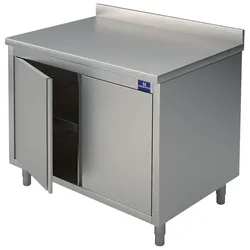 Virtus Neutraler Arbeitsschrank mit 2 Flügeltüren und Aufkantung, 800x800 mm (STNA808)