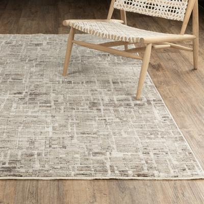 Style Haven Bennett Modern Architectural Block Ivory / Grey Area Rug