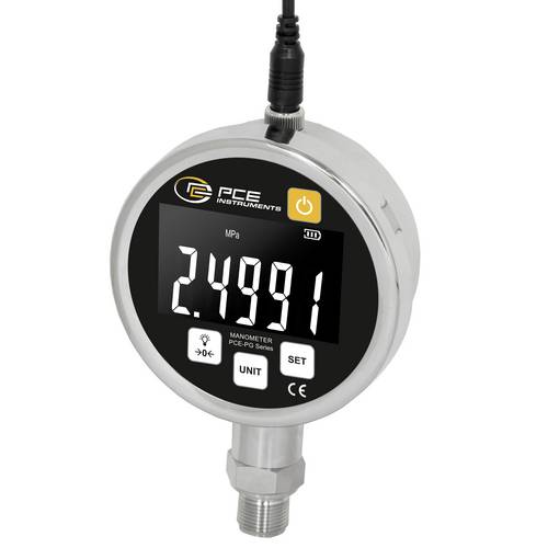PCE Instruments digitales Druckmessgerät PCE-PG 25 |Messbereich -0,88 ... +16 bar |Genauigkeit 0,1% FS. |M20 x 1,5mm