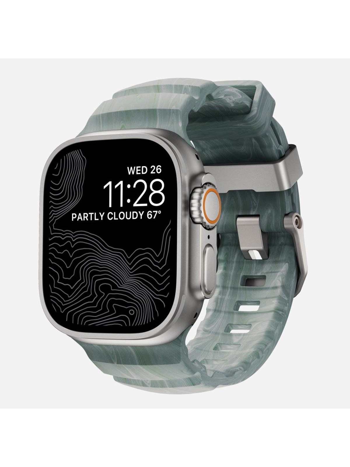 Nomad Rocky Point Band - 46mm/49mm | Sierra Stone | Natural Hardware