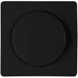 Kopp 333750188 PARIS Abdeckung für Druck-Wechseldimmer mattschwarz