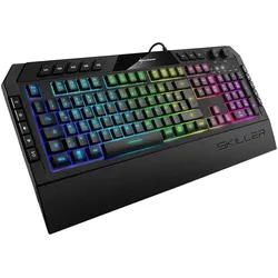 Sharkoon Skiller SGK5 Tastatur Gaming USB QWERTZ Deutsch Schwarz
