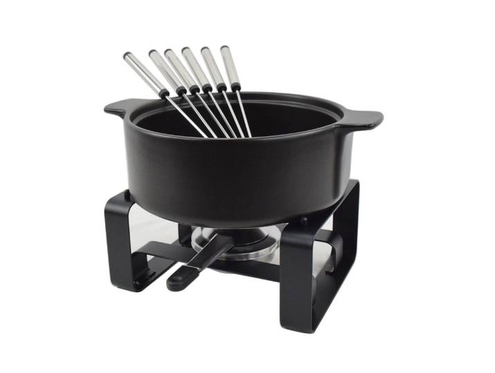 OHMEX Fondue OHM-FND-1116 9 Teile , schwarz, Fondues, Fondue