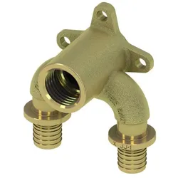 TECE, Rohrverbindungstechnik, TECEflex U-Doppel-Wandscheibe RG druckverlustopt. d= 20mmx1/2 IGx20mm