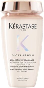 Kérastase Gloss Absolu Créme Bain Hydra-Glaze champô para cabelo brilhante e macio 250 ml. Gloss Absolu Créme Bain Hydra-Glaze