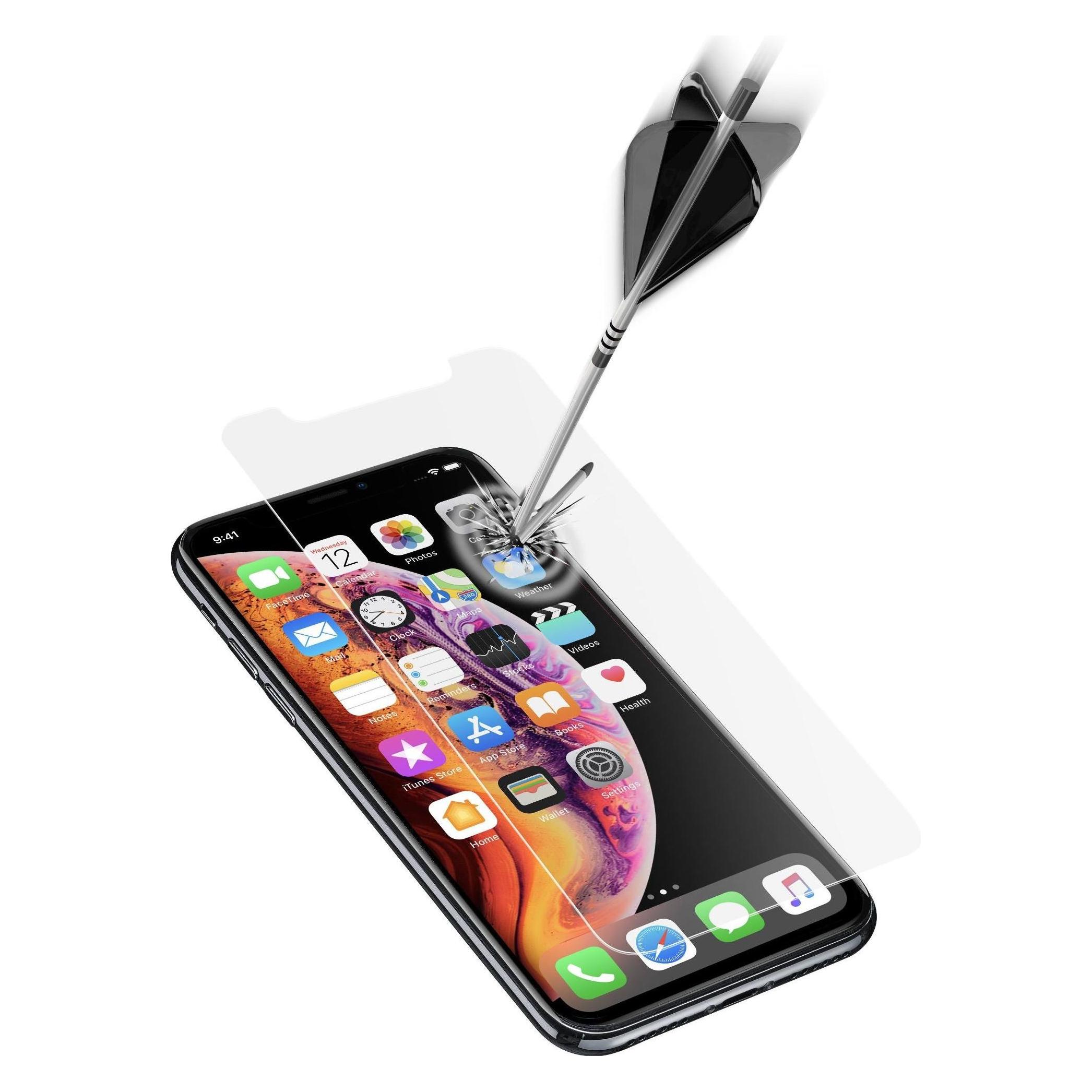 Cellularline Second Glass Ultra (1 Stk., Apple iPhone XS Max) (TEMPGLASSIPHX65)