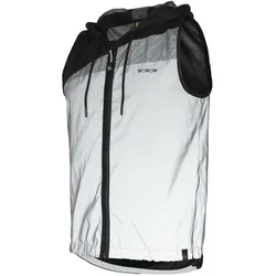 Wowow, Unisex, Velojacke, Reflexweste Cross Hill (S), Schwarz, Silber, Grau, S
