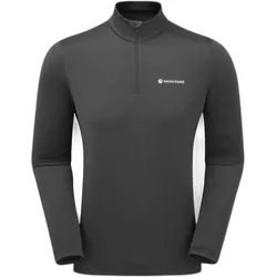 Montane, Herren, Funktionsshirt, Dart Xt Zip Neck (M), Grau, M