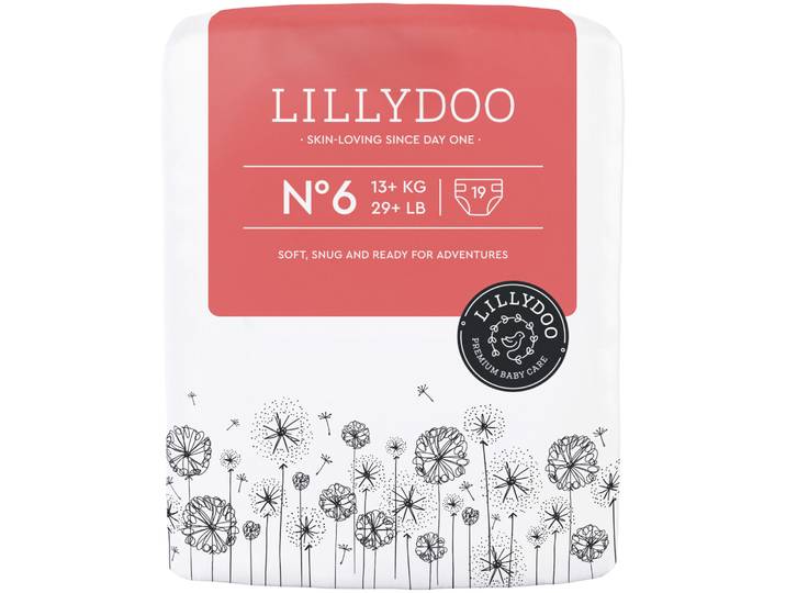 Lillydoo Windeln Large Grösse 6 13+ kg 19 Stück