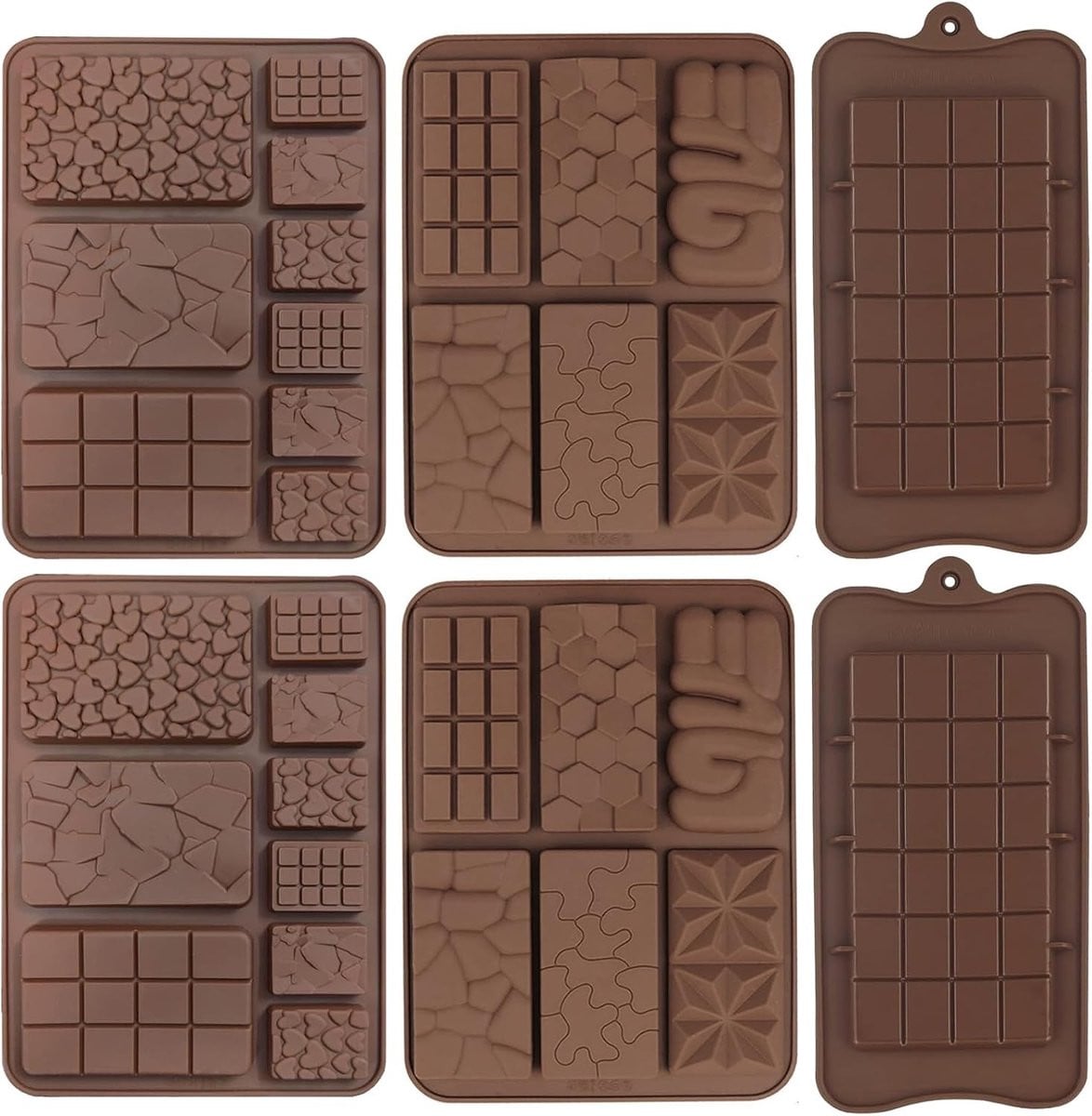 Complete DIY Chocoladeset met siliconen mallen en bakgereedschap