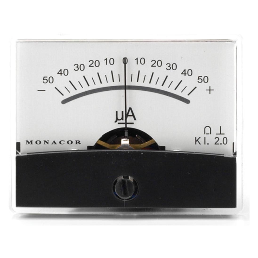 Monacor Einbaumessinstrument (PM-2/+-50UA)