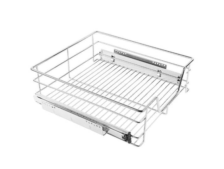Tiroir télescopique de cuisine - YYIXING - 5Pcs - 57x14x44cm - Gris - Métal
