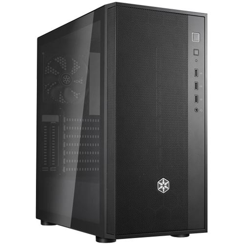 Silverstone Fara R1 V2 Midi Tower schwarz