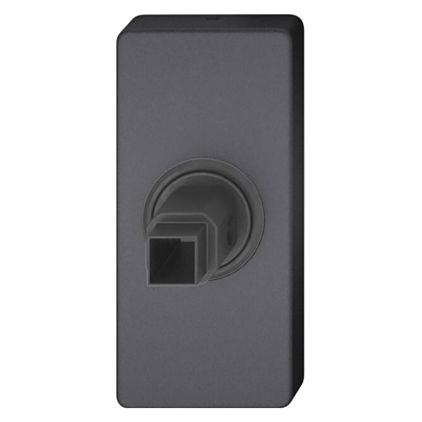 FSB Fenstergriff Adapter-Rosette eckig, Aluminium schwarz matt (42721143)