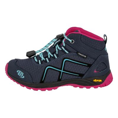 Wanderschuh BRÜTTING "Outdoorstiefel Guide High", Kinder, Gr. 25, Textil, blau, Synthetik, Schuhe Wanderschuh