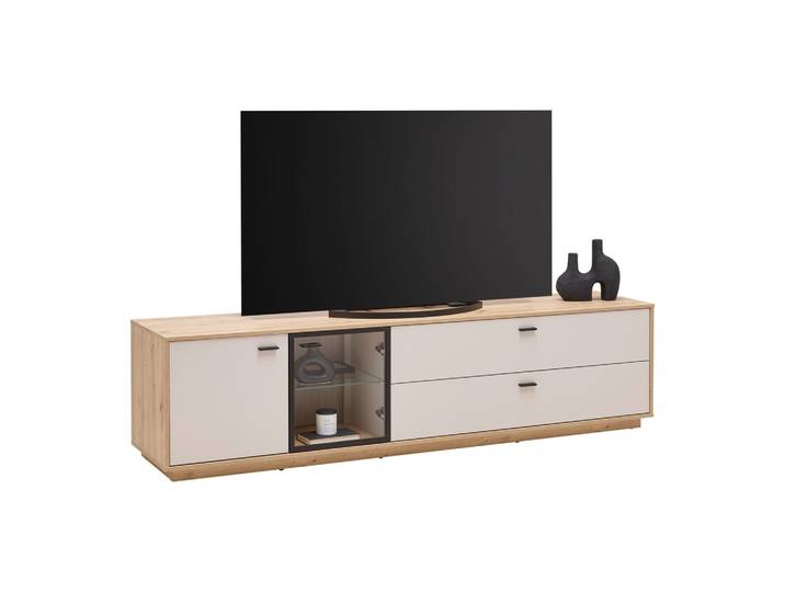 Tv-element Kaschmir, Eiche Artisan 210/55/45 cm