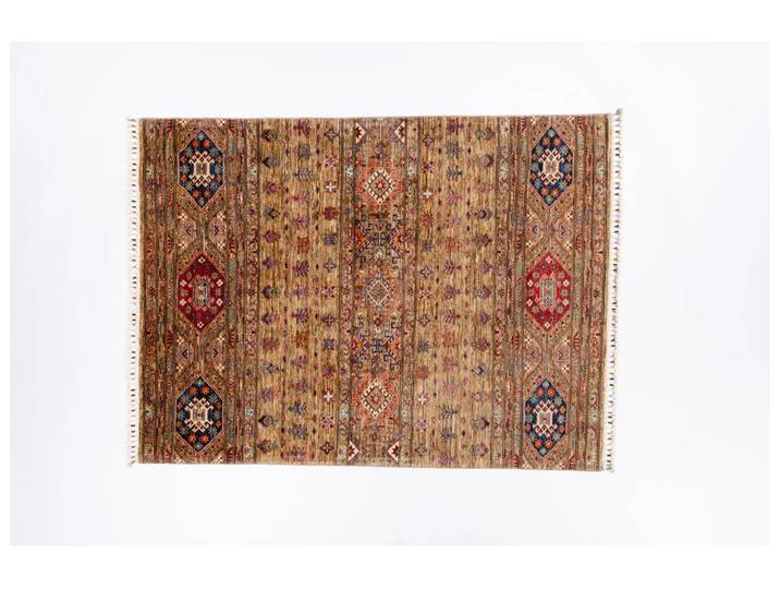 Nomadenteppich Khorjeen Negra/ Farbe: Beige / Masse (BxT) :148x198 cm