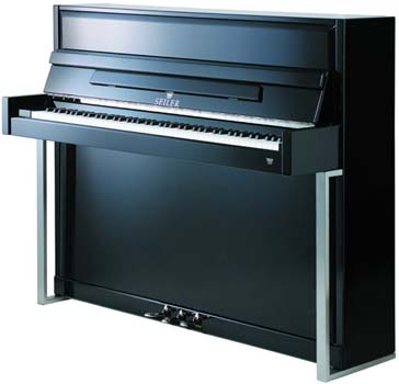 Seiler Piano 116 Accent noir poli