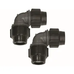 Vaillant Winkelkupplung 90 Grad 2 Stück für PE-Rohr 40 x 3,7 mm aroCOLLECT