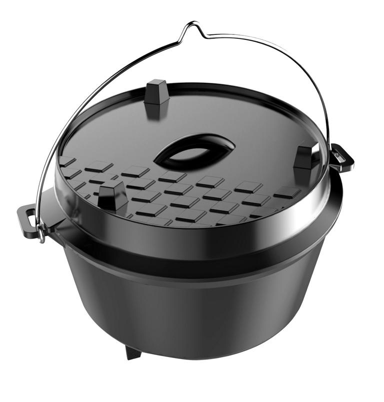 TEPRO Dutch Oven M mit Standbeinen ca. 38 x 26,5 x 24,2 cm 09242473