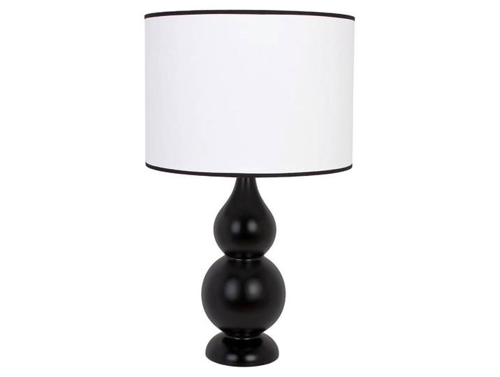 Tischleuchte Shisha, Schwarz, Holz, 60 cm, Lampen & Leuchten, Innenbeleuchtung, Tischlampen, Tischlampen