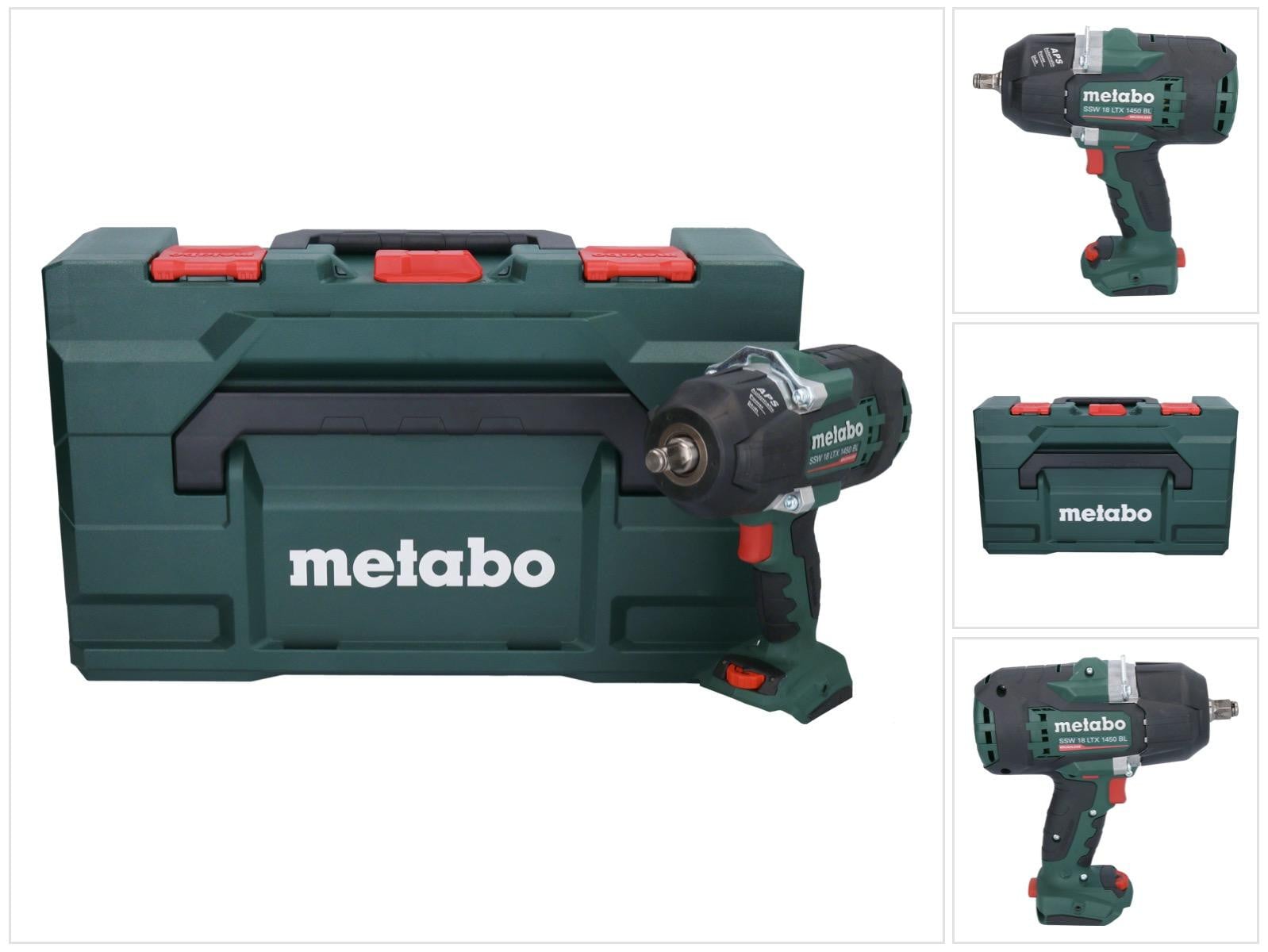 Metabo SSW 18 LTX 1450 BL accuslagmoersleutel 18 V 1450 Nm borstelloos met metaBOX