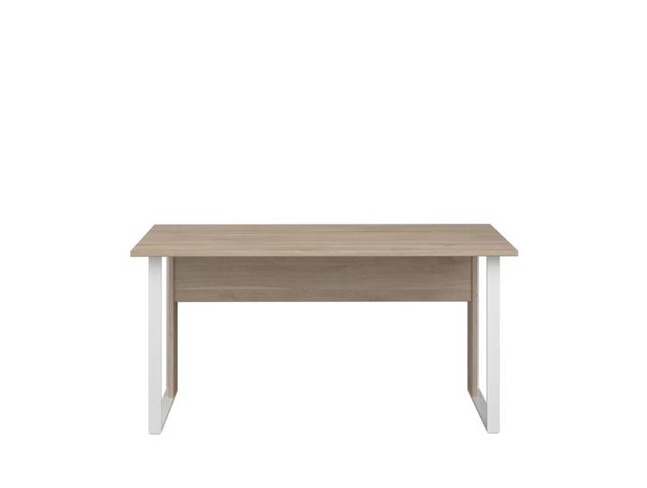 Bureau L. 150 cm START UP 2 imitation chêne et blanc