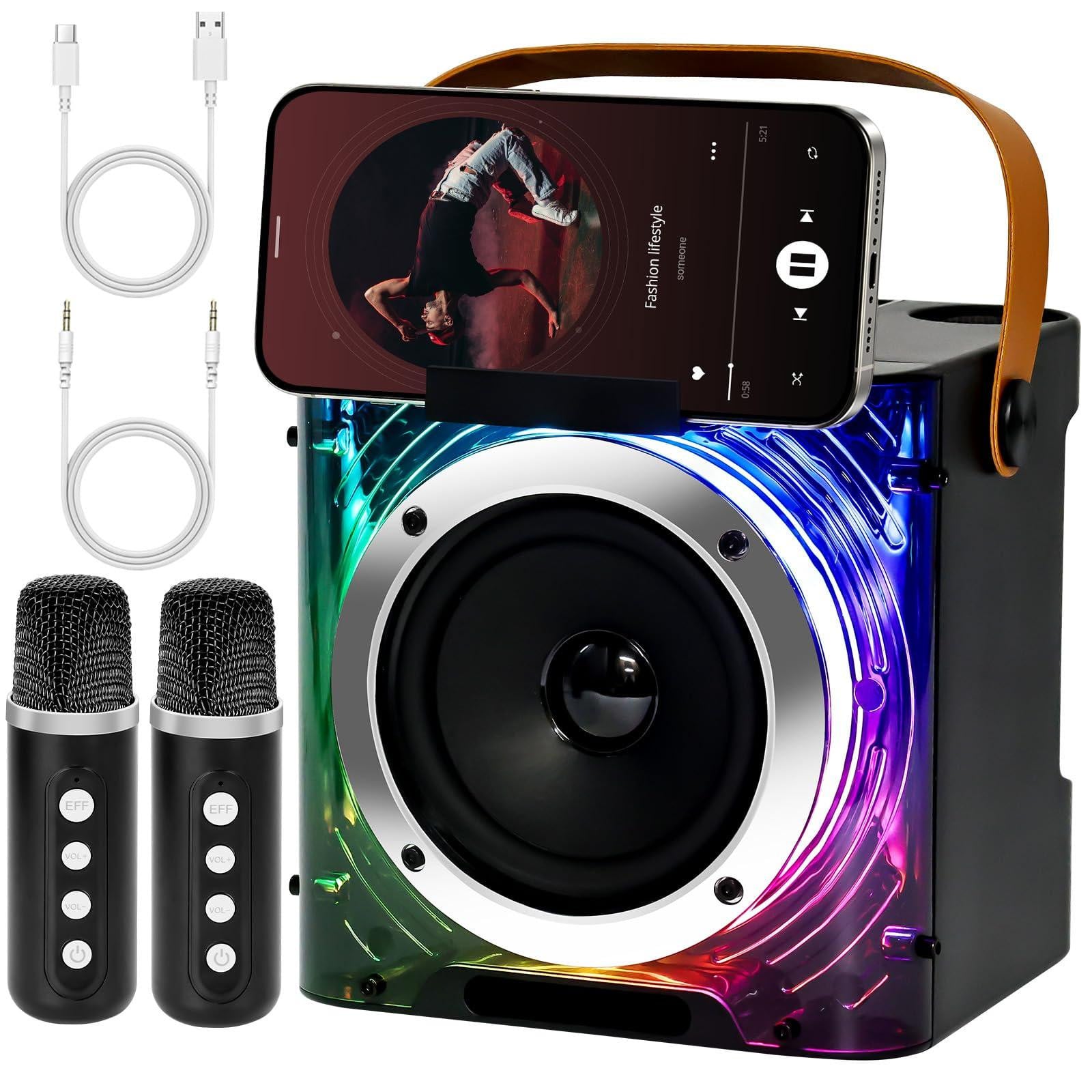 Selius Draadloze Karaoke Machine - 10 W - Zwart