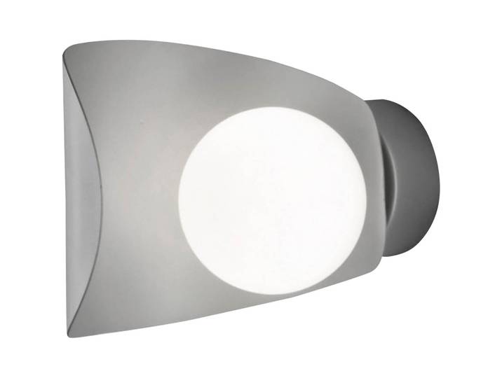 Wandlampe Galo silbergrau Metall 540 lm B 16 cm - LED - Lichtfarbe: Warmweiss - Wandlampe- LED Energiesparlampe