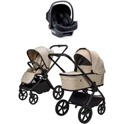 Moon Gio Fold Kombikinderwagen inkl. LOLA Babyschale / 3in1 Kinderwagen, Farbe/Dessin: Tonka