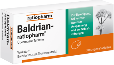 ratiopharm GmbH BALDRIAN-RATIOPHARM überzogene Tabletten 60 St 07052750