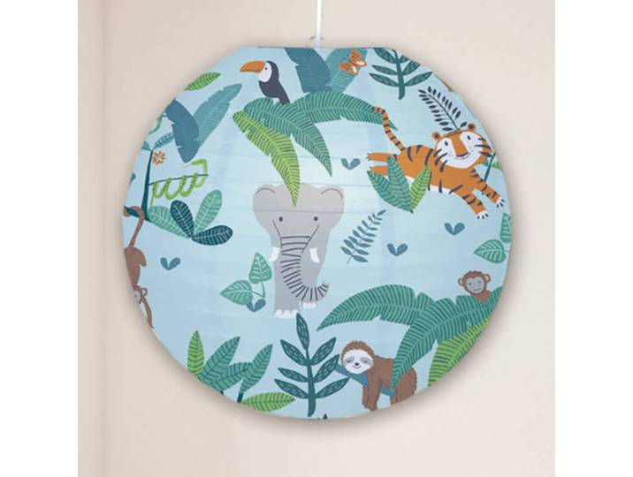 Abat-jour Dschungeltiere Ø 40cm Bleu