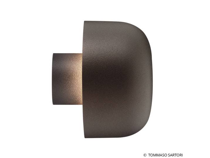 Flos Architectural LED Außenwandleuchte Bellhop, braun / rost, Aluminium, Design
