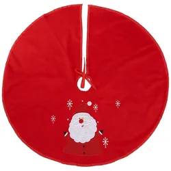 Arti Casa, Weihnachtsbaum, Set naturgetreuer künstlicher Tannenbaum 180cm mit 650 Zweigen & rote Weihnachtsbaumdecke 90cm