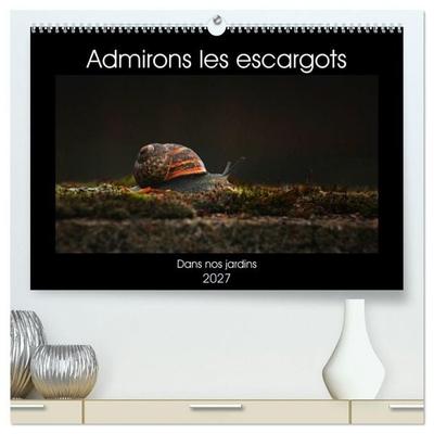 Admirons les escargots (Calendrier mural haut de gamme 2027 DIN A2 vertical), CALVENDO calendrier mensuel