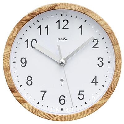 Funkwanduhr AMS, bunt, Wanduhren, Ø 16cm, Quarzuhr,Kunststoff,Wohnzimmer,Esszimmer,Küche,Arbeitszimmer,Büro,Flur