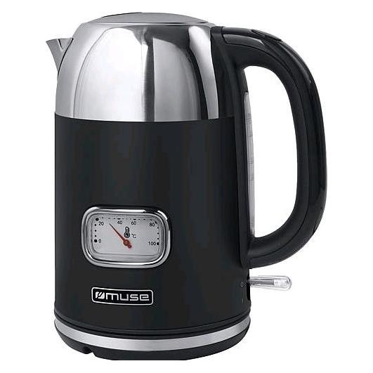 Muse EdelstahlWasserkocherSchwarz (1.70 l) (MS-020 BS)
