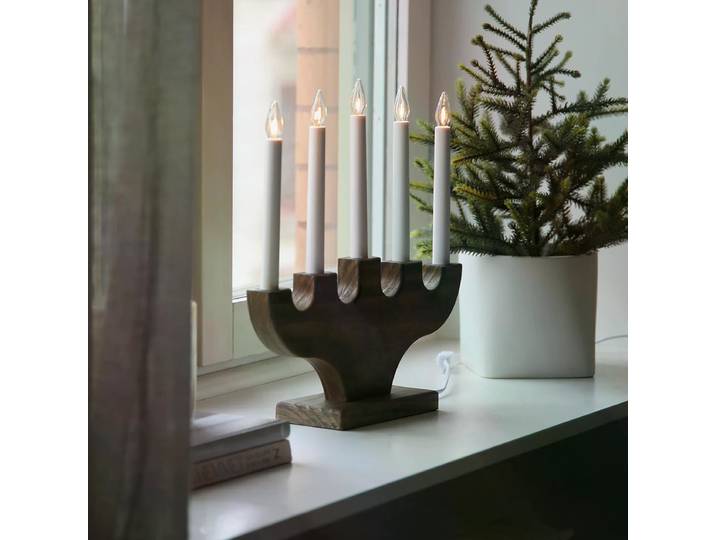 Objet déco Spira 36 x 36 x 9cm Marron foncé