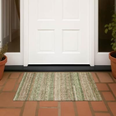 Addison Rugs Machine Washable Indoor/ Outdoor Global Brookhaven Chantille Rug