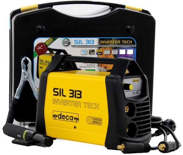Schweißgerät Inverter Deca SIL 313 - 130 Amp max -  230 Volt - Kit