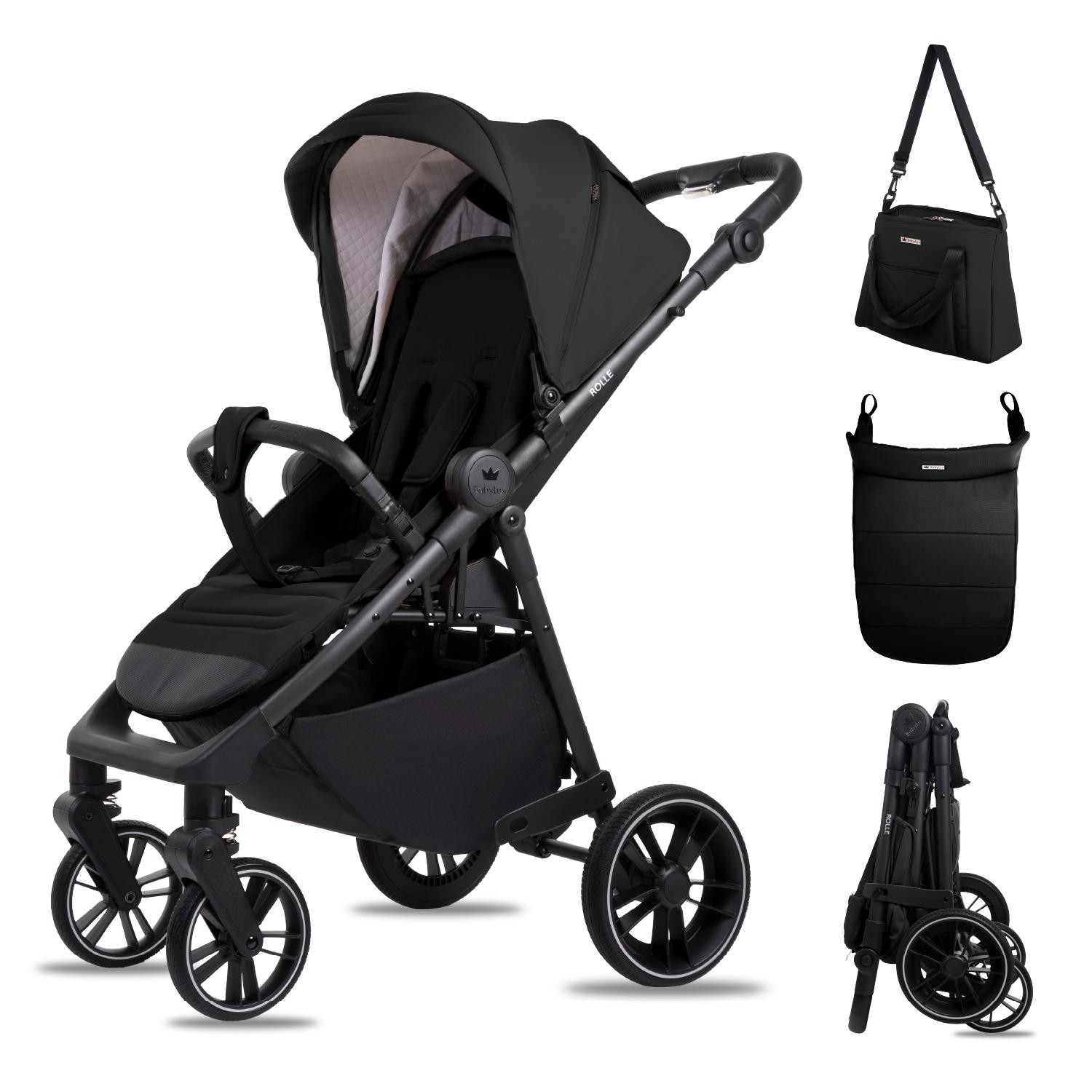 BabyLux ROLLE kinderwagen, lichtgewicht en inklapbaar