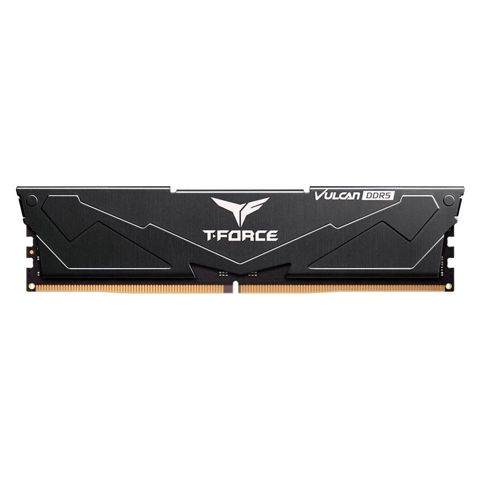 Team Group RAM Team D5 6000 16GB C38 Vulcan black (6000 MHz, DDR5-RAM, DIMM) (FLBD516G6000HC38J01)
