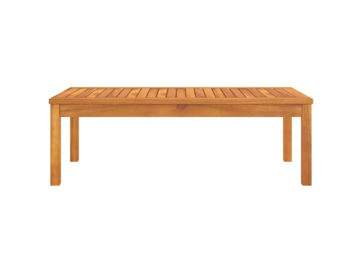 Table basse bois d'acacia massif marron 100x50x33 cm