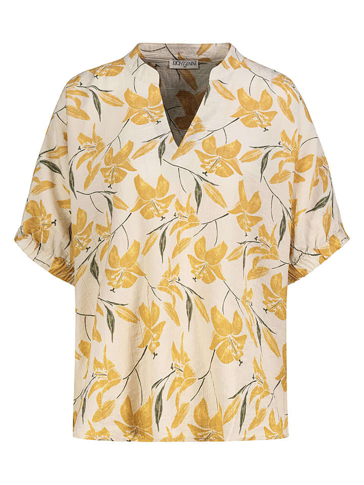 Eight2Nine Bluse in Sand/ Gelb - XL